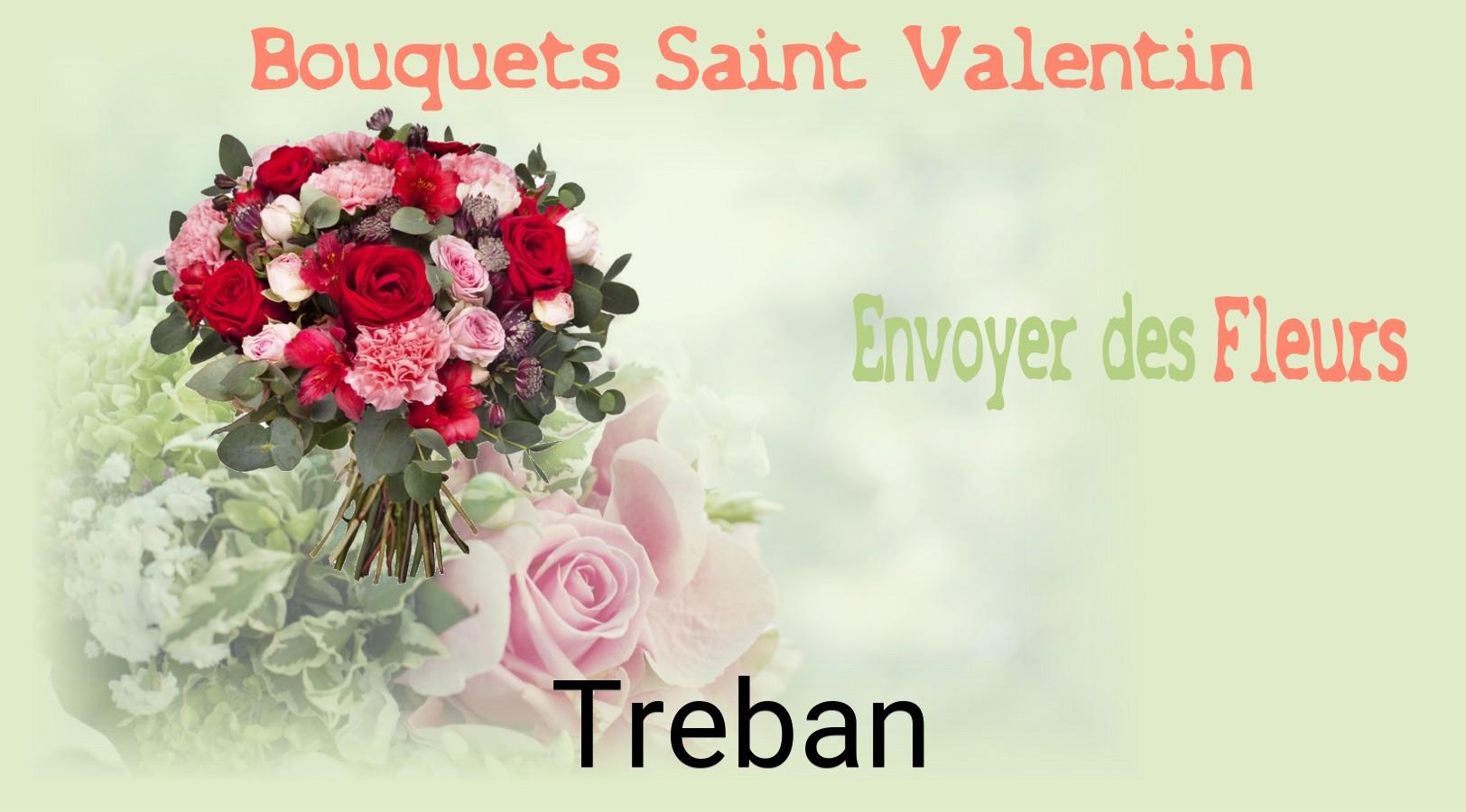 Roses de Saint-Valentin livrées à Treban